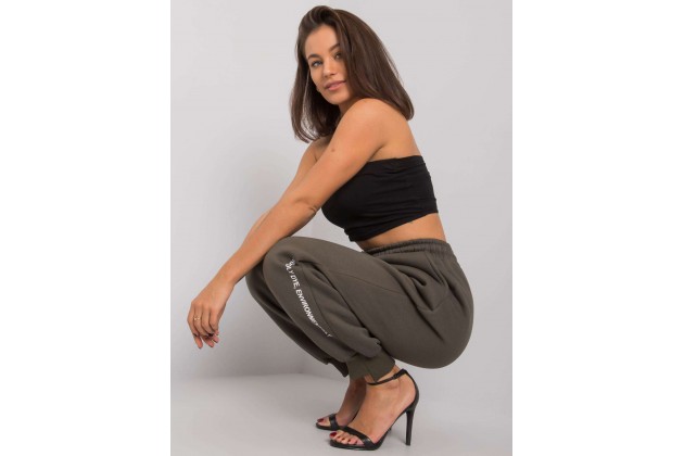 Pantalon de survêtement kaki foncé
