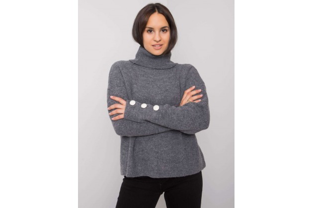 Pull gris foncé