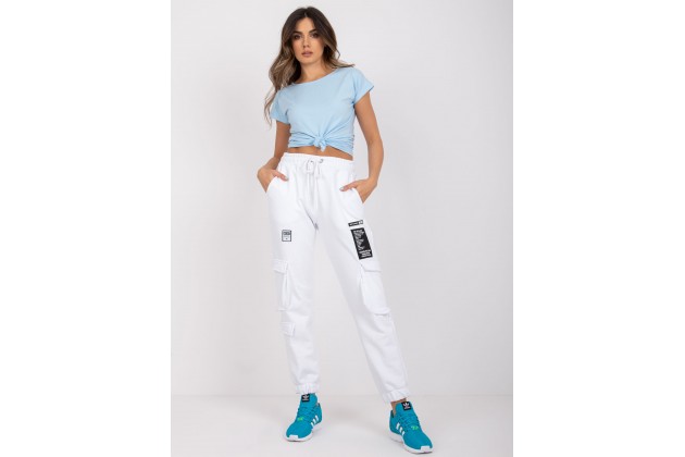 Pantalon de survêtement blanc