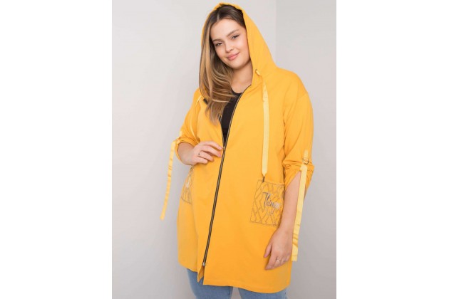 Sweat jaune foncé
