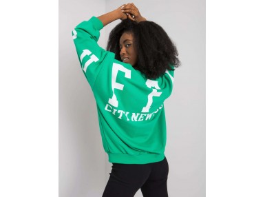 Sweat à imprimé - vert