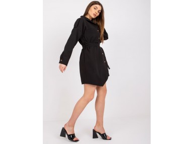 Chemise longue et ample  noire
