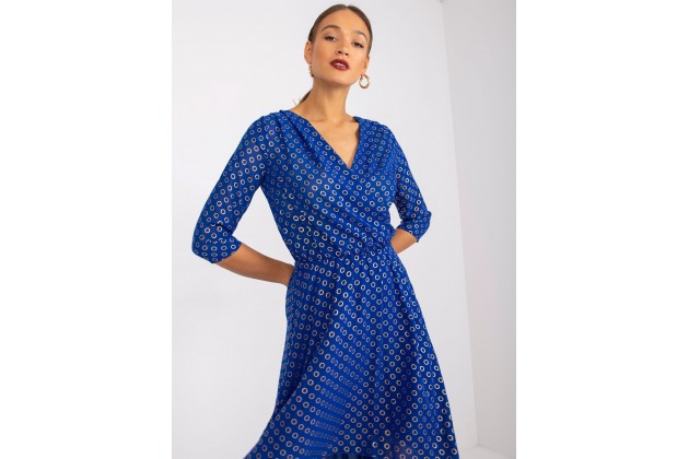 Robe formelle bleu cobalt - cobalt