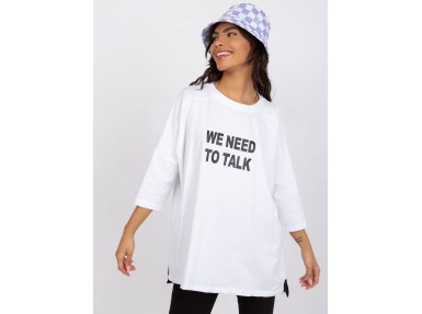 T-shirt femme imprimé - blanche