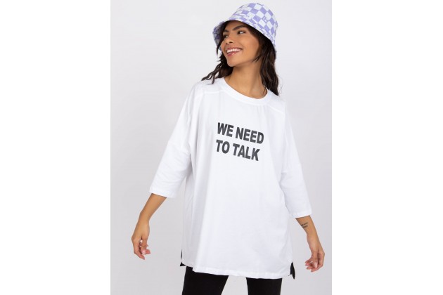 T-shirt femme imprimé - blanche