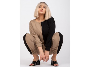 Ensemble noir et beige