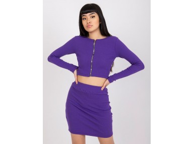 Ensemble violet foncé