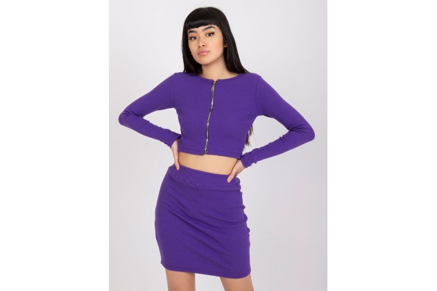 Ensemble violet foncé