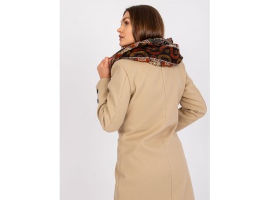 Echarpe beige foncé