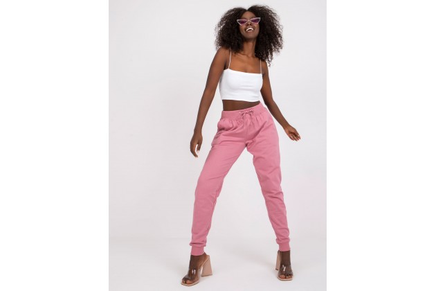Pantalon de survêtement rose foncé