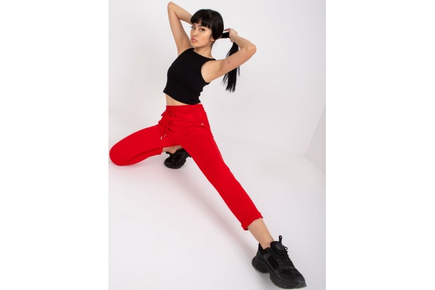 Pantalon de survêtement rouge