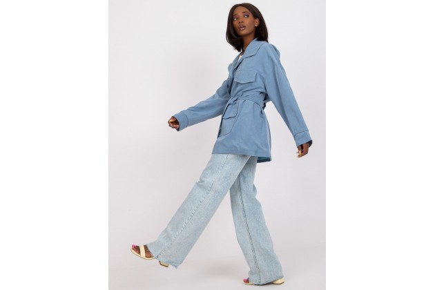 Manteau bleu foncé