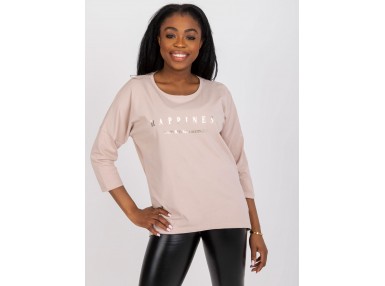 T-shirt en coton - beige