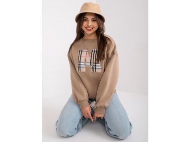 Sweat beige foncé