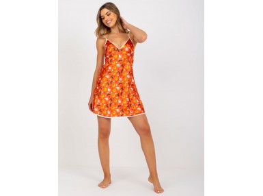 Chemise de nuit orange