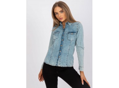 Chemise bleu clair