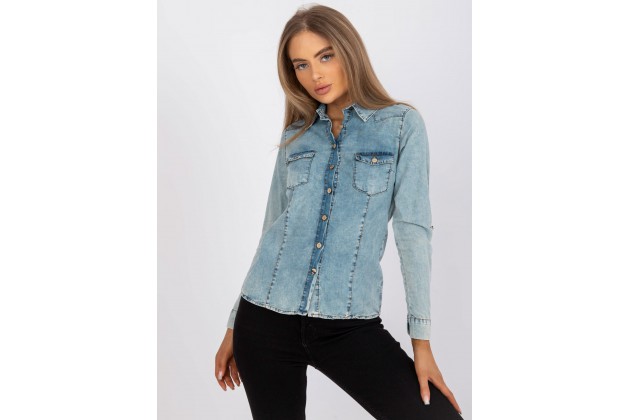 Chemise bleu clair