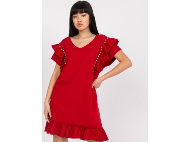  Robe courte d'été - bordeaux
