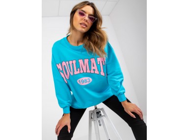 Sweat oversize - bleu