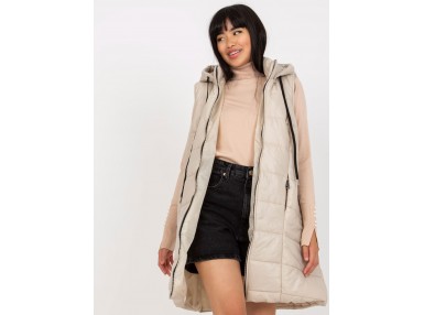 Gilet beige clair