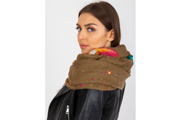 Cheminée beige foncé