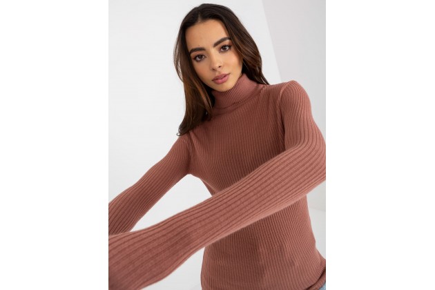 Pull rose foncé