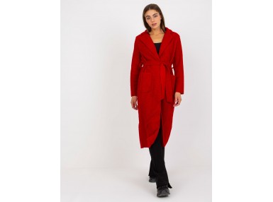 Manteau rouge foncé