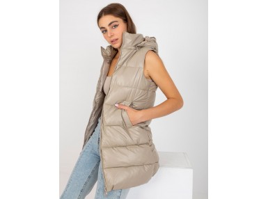 Gilet beige foncé