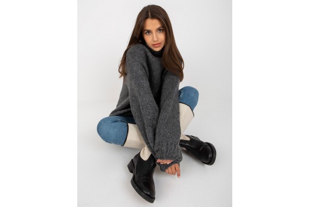 Pull épais - gris foncé