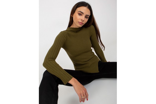  Pull asymétrique - kaki