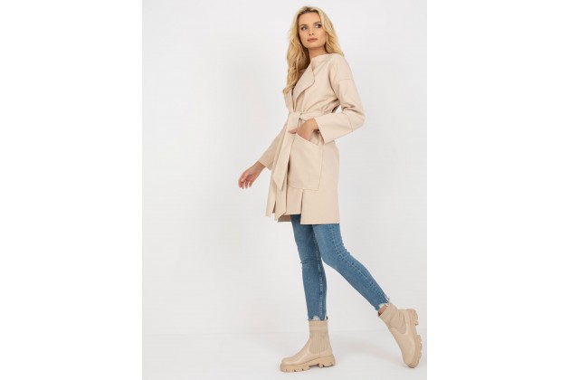 Manteau beige clair