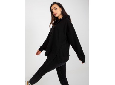 Sweat à capuche femme - noire