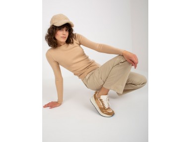 Pull ajusté - camel
