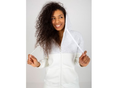 Sweat-shirt oversize - gris clair