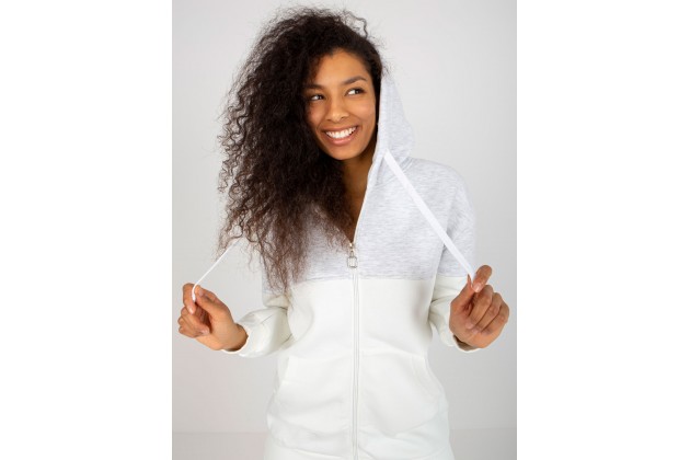 Sweat-shirt oversize - gris clair