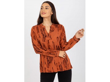 Chemise curte et ample - marron clair
