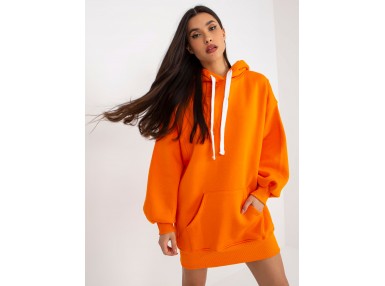 Sweat à capuche femme - orange
