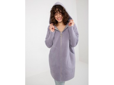 Manteau violet clair