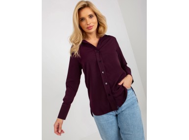  Chemise boutonné - violet foncé