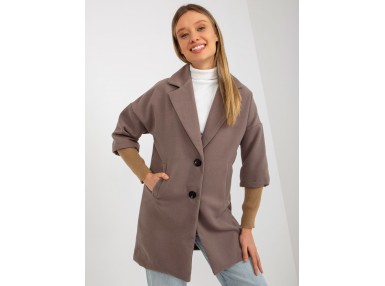 manteau marron
