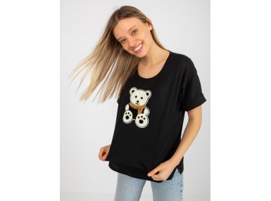 T-shirt à imprimé - noir