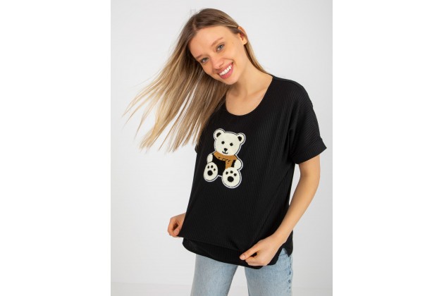 T-shirt à imprimé - noir