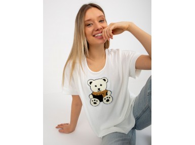 T-shirt à imprimé - écru