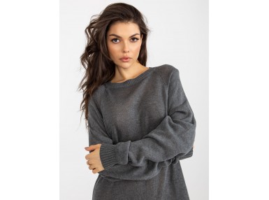 Pull oversize - gris foncé