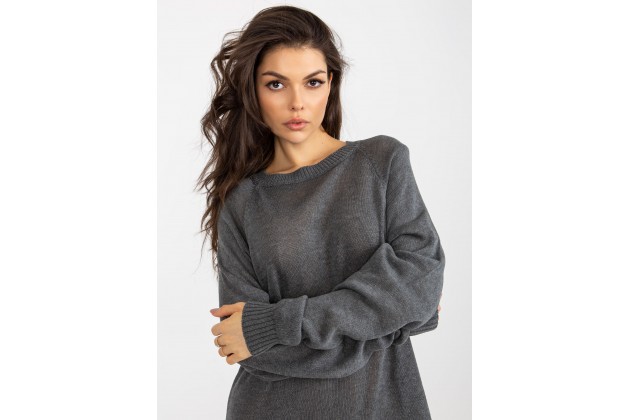Pull oversize - gris foncé