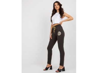 Pantalon de survêtement kaki foncé