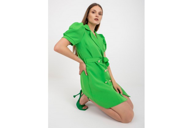 Robe blazer courte - vert clair