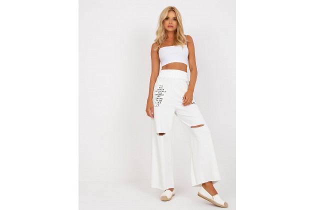 Pantalon de survêtement blanc