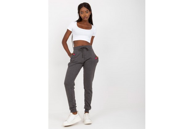 Pantalon de survêtement gris foncé