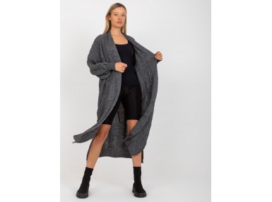 Gilet oversize - gris foncé